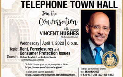 Senator Hughes to discuss evictions, foreclosures and consumer protection initiatives during coronavirus outbreak