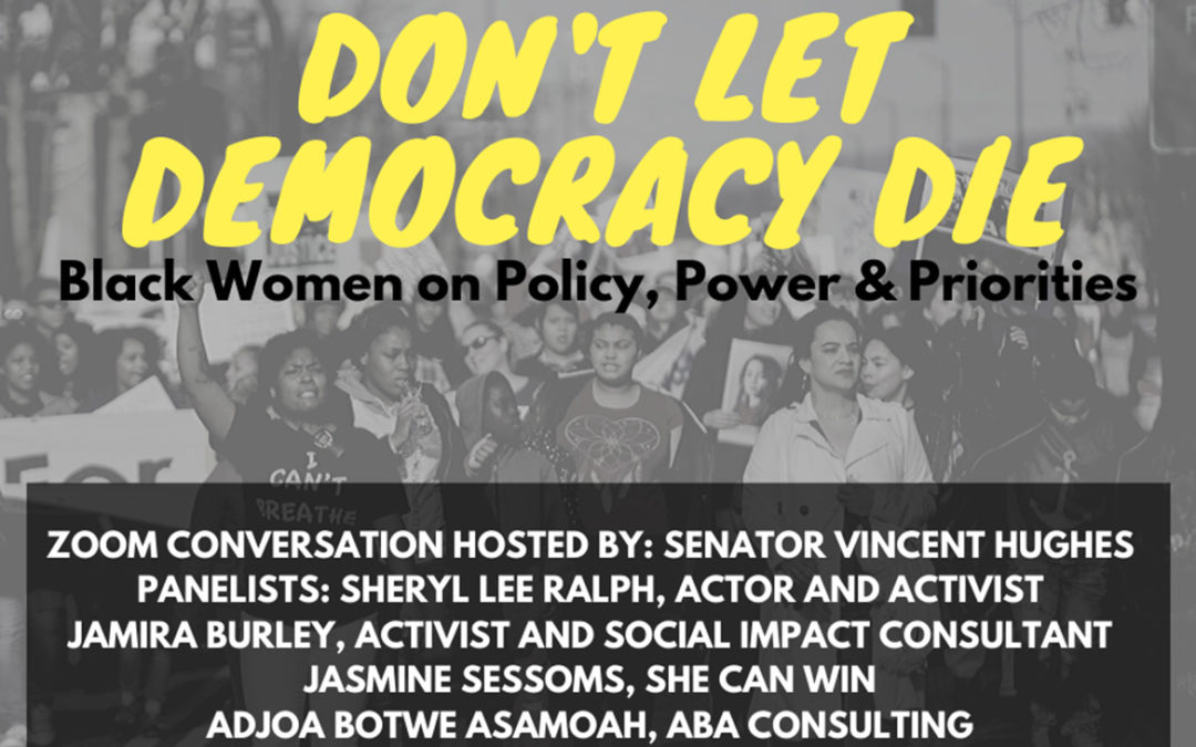 Join Sen. Hughes for the latest Don’t Let Democracy Die virtual conversation