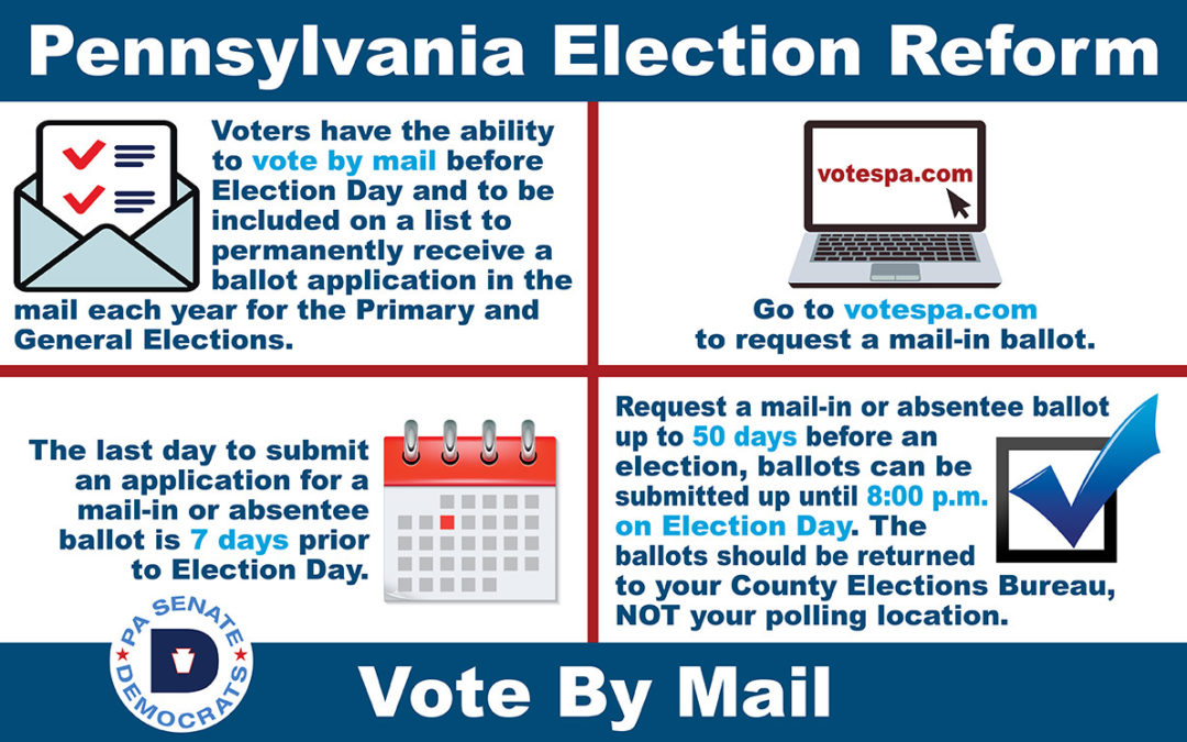 Register now to vote by mail in the June 2 primary