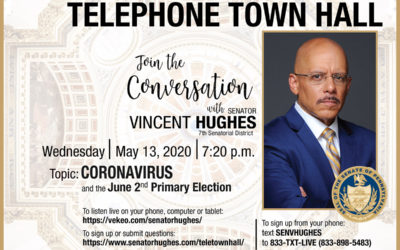 Join Sen. Hughes for a telephone town hall on COVID-19 and staying safe during the June 2 primary