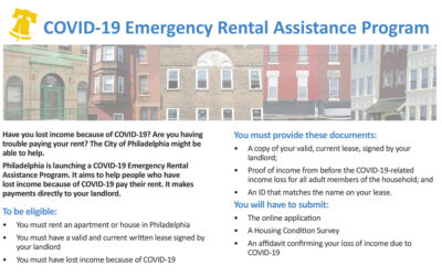 City of Philadelphia launches COVID-19 Emergency Rental Assistance Program