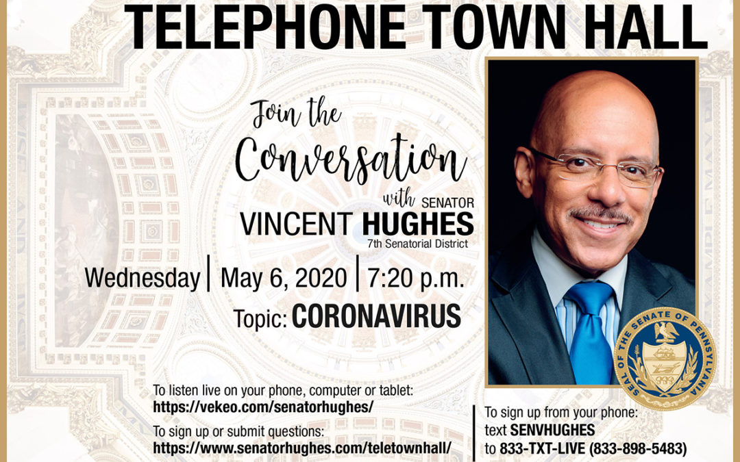 Join Senator Hughes for the latest coronavirus-related telephone town hall