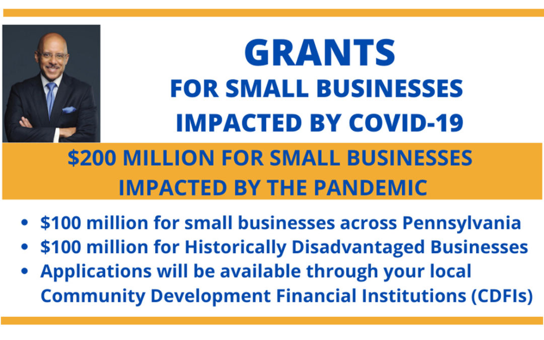 Grants for small business affected by COVID-19 coming soon