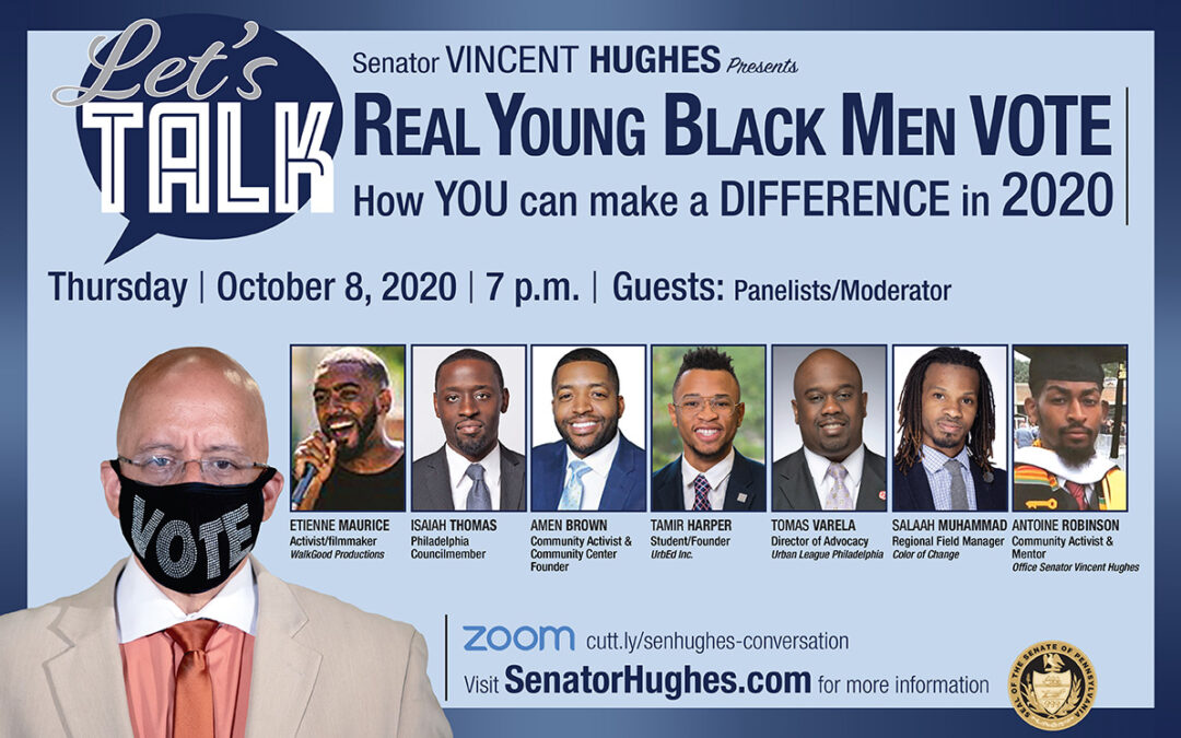 Virtual Conversation: 7 PM 10/8 Real Young Black Men VOTE
