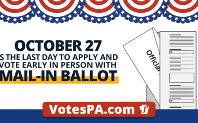 Make sure your vote gets counted, return your mail-in ballot early
