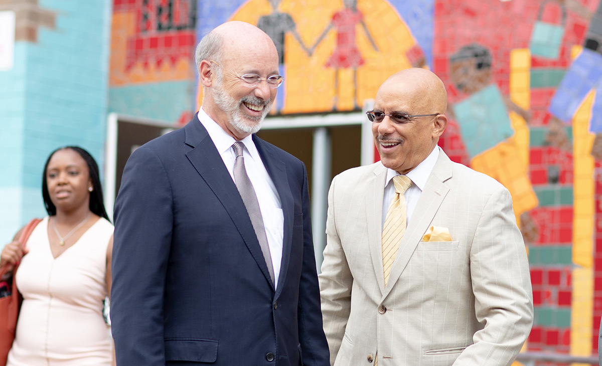 Gov. Wolf and Vincent Hughes