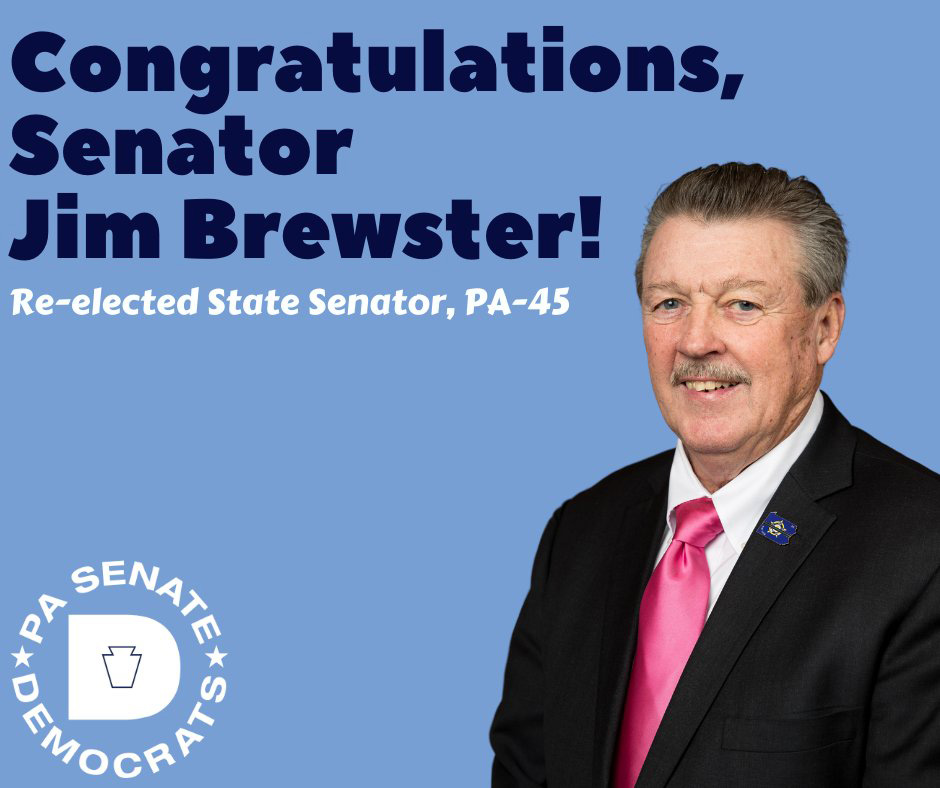 Congratulations Senator Jim Brewster!