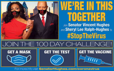 #StopTheVirus: Join Sen. Hughes, Sheryl Lee Ralph-Hughes’ May Day Challenge