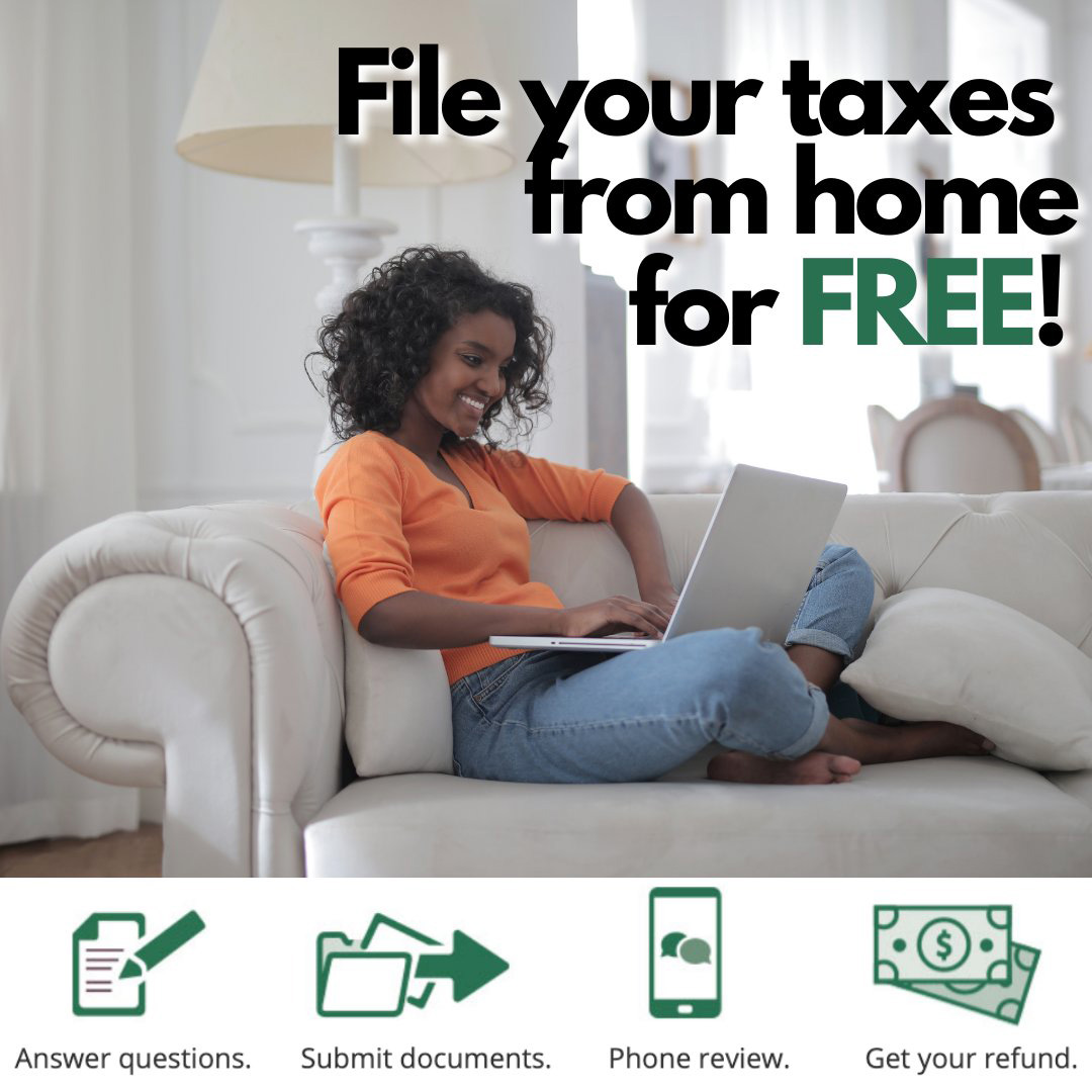 File your taxes from home for FREE!