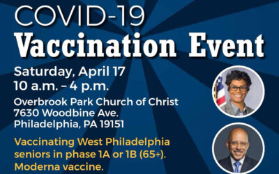Sign up to get the COVID-19 vaccine April 17!
