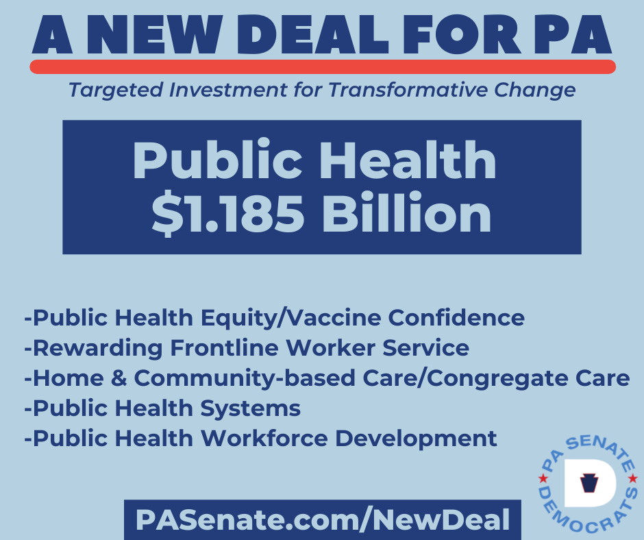 A New Deal for PA - Public Health -$1.185 Billion