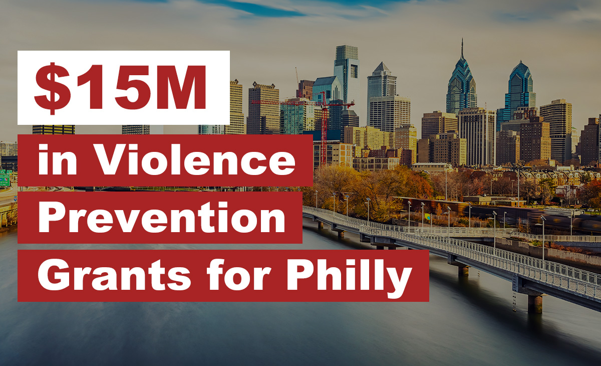 $15M in Violence Prevention Grants for Philly