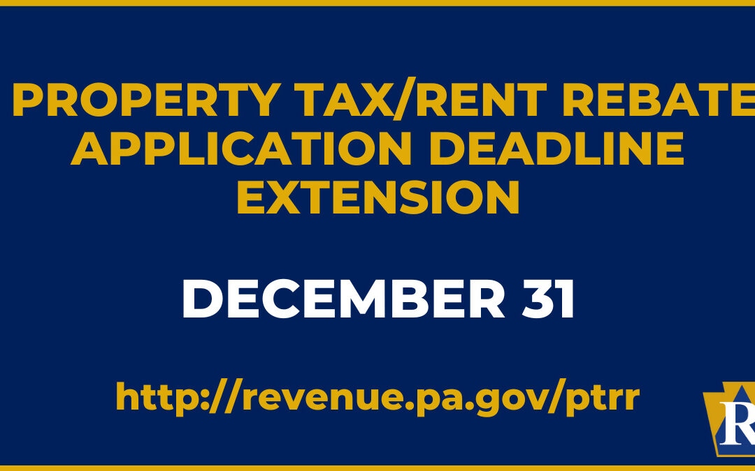 Deadline for Tax and Rent Relief Extended