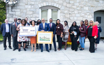 Sen. Hughes Presents $500K Check to Methodist Services for its Power House Redevelopment Project