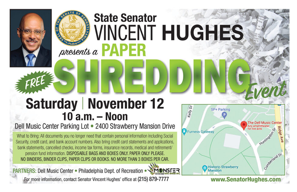 Back by Popular Demand Free Paper Shredding Event Nov. 12!