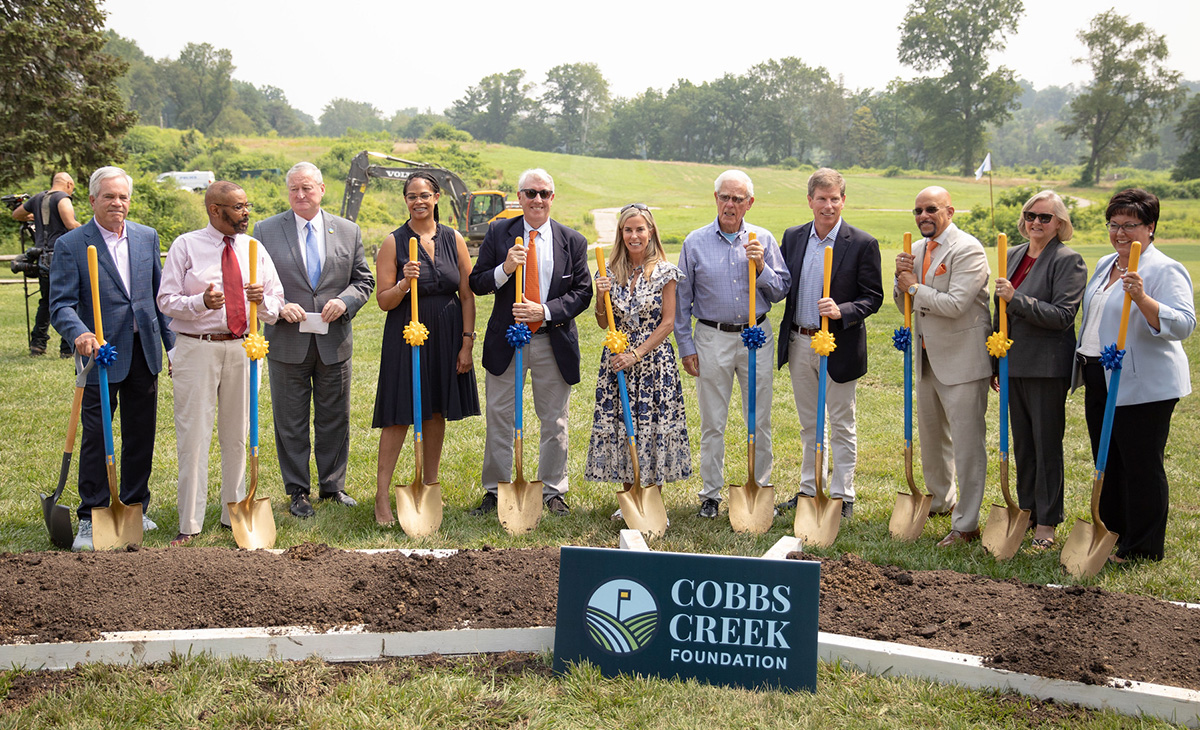 Cobbs Creek Golf Course Groundbreaking - July 17, 2023