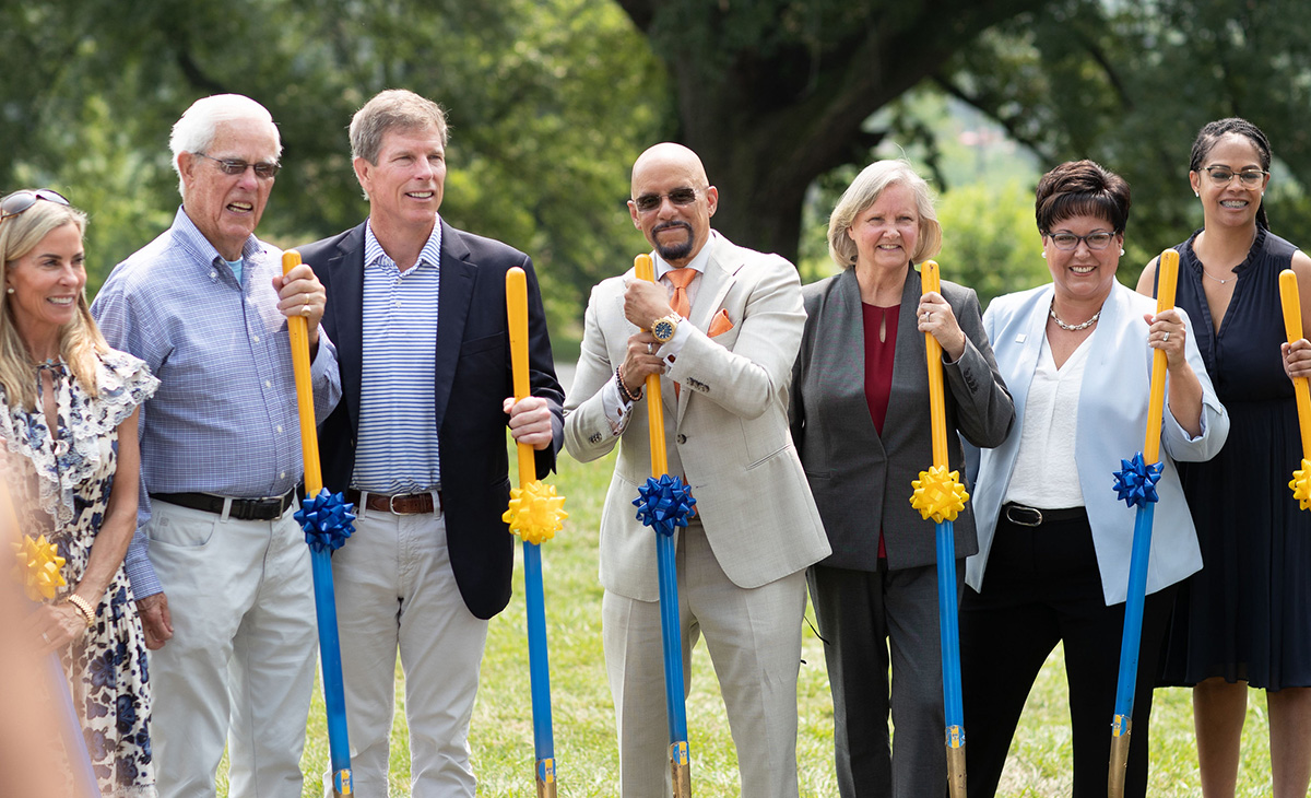 Senator Hughes joined elected officials including Representative Morgan Cephas and Mayor Jim Kenney to break ground on a new project to revitalize the historic Cobbs Creek golf course and build a new Tiger Woods Foundation education center