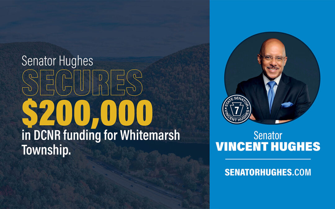 Senator Hughes Announces $200K for Miles Park in Whitemarsh Township