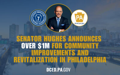 El senador Hughes anuncia más de 1 millón de dólares para mejoras y revitalización de la comunidad en Filadelfia