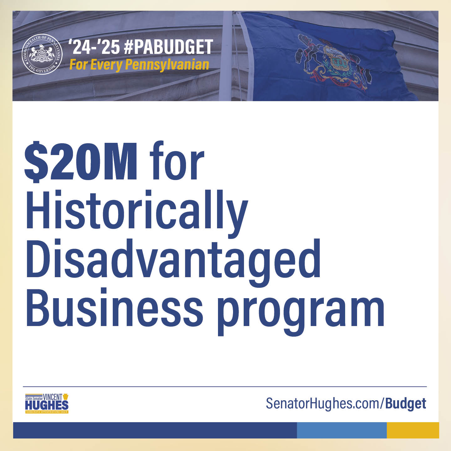 2024-25 Budget $20M for Historically Disadvantaged Business Program