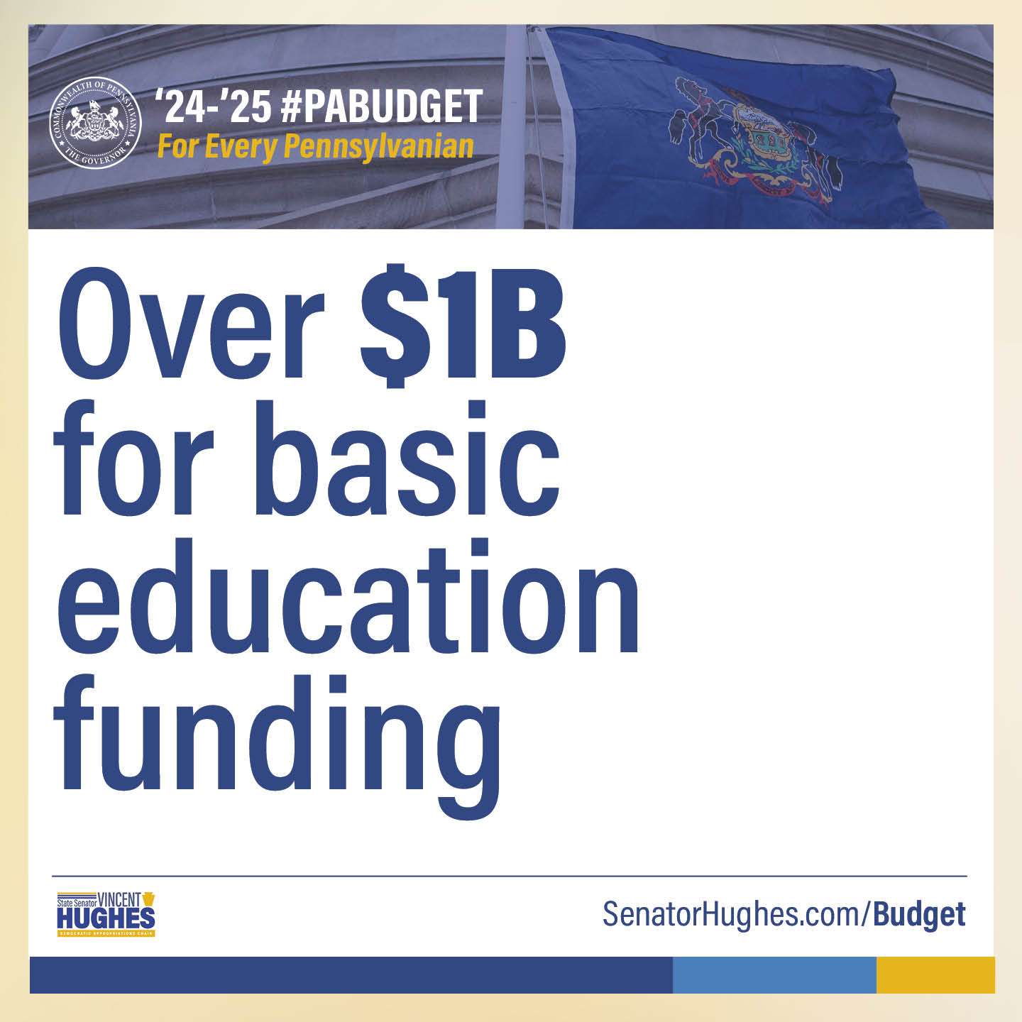 2024-25 Budget Address - Over 1B for Basic Education Funding