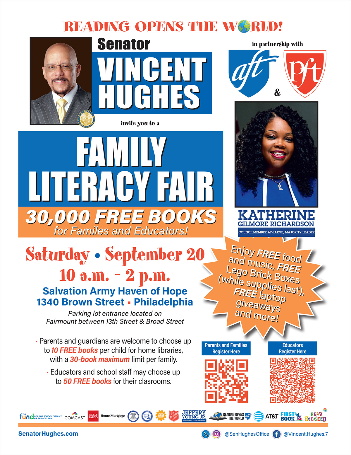Reading Opens the World Family Literacy Fair - Septiembre 20, 2025