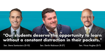 Quote with Senator Santarsiero, Rep. Robinson, and Senator Hughes.