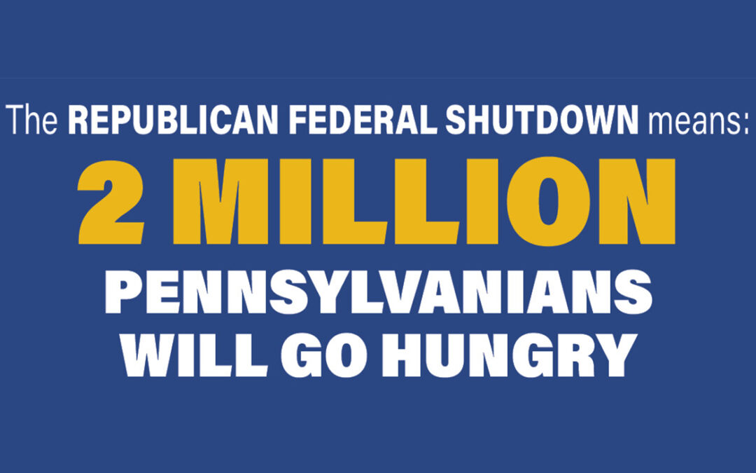 2 Million Pennsylvanians Will Lose Their SNAP Benefits if Republicans Don’t Act