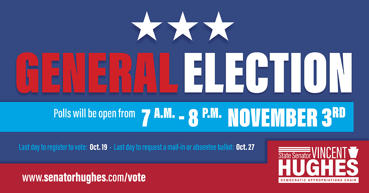 General Election is November 3rd