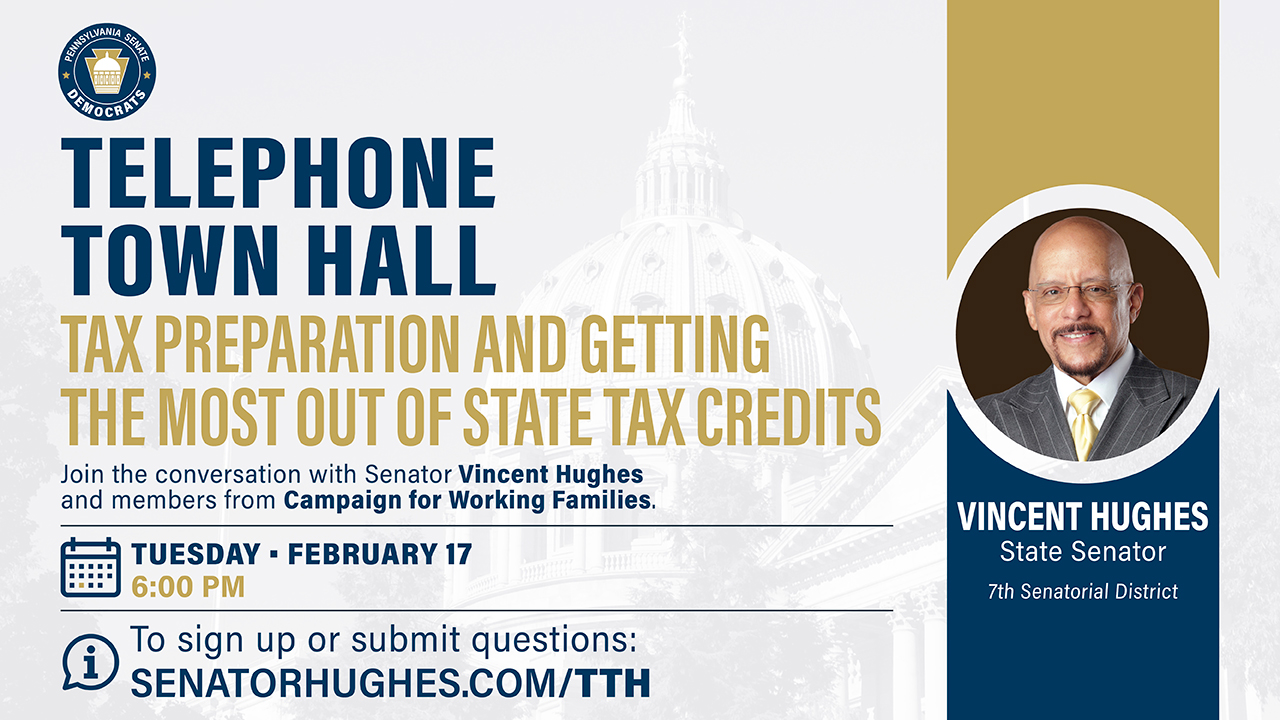 Telephone Town Hall - February 18, 2026 - Tax Preparation and Getting the Most Out of State Tax Credits