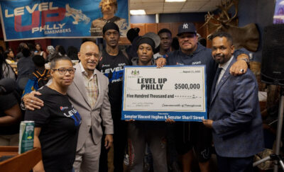Senators Hughes and Street Present Level Up Philly with $500,000 for Youth Mentorship and Anti-Violence Work