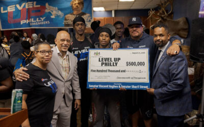 Senators Hughes and Street Present Level Up Philly with $500,000 for Youth Mentorship and Anti-Violence Work